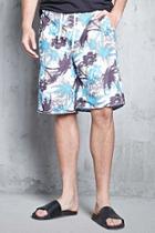 Forever21 Palm Tree Motif Swim Trunks