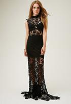 Forever21 Love Cat Crochet Maxi Dress