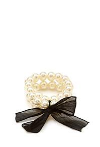 Forever21 Faux Pearl Bracelet Set