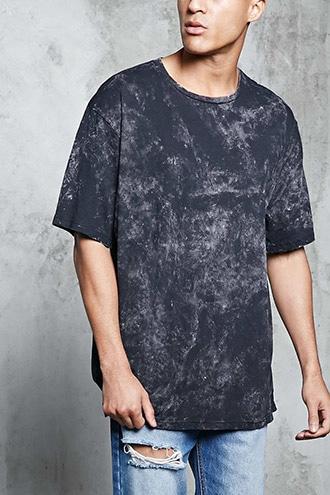 Forever21 Crinkle Wash Crew Neck Tee