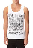 21 Men Abstract Graphic Tank