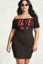Forever21 Plus Size Love Graphic Dress
