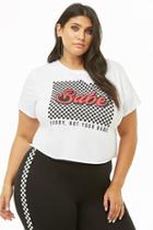 Forever21 Plus Size Babe Graphic Cropped Tee
