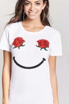 Forever21 Happy Face Graphic Tee