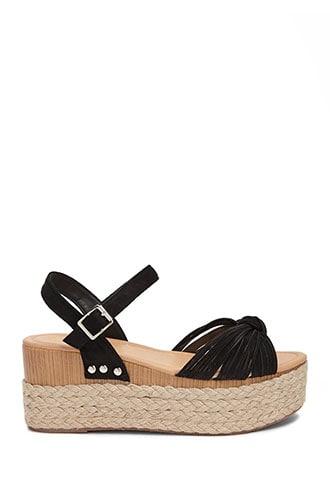 Forever21 Yoki Faux Suede Espadrille Wedges
