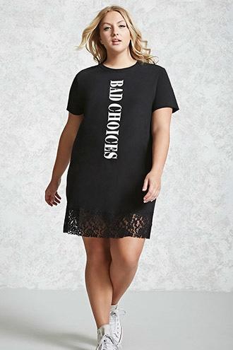 Forever21 Plus Size Bad Choices Dress