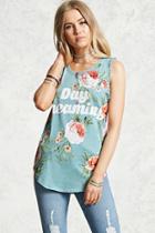 Forever21 Day Dreaming Floral Tank Top