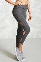 Forever21 Active Cutout Cropped Leggings