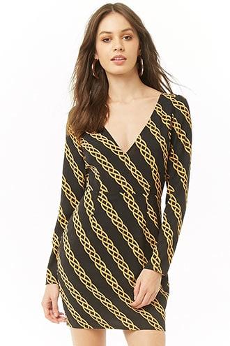 Forever21 Chain Print Mini Dress