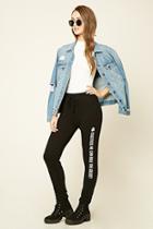 Forever21 Women's  Rule The Galaxy Sweatpants
