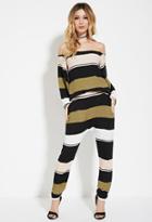 Forever21 Women's  Three Of Something Formlines North Pants