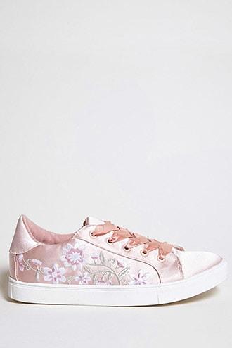 Forever21 Betsey Johnson Satin Sneakers