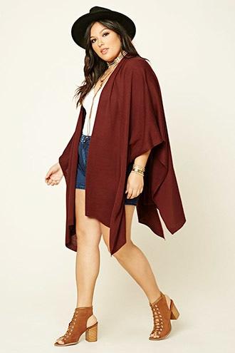 Forever21 Plus Women's  Plus Size Sweater Shawl