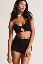 Forever21 Ring Detail Knit Shorts