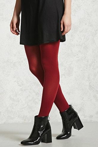 Forever21 Opaque Stirrup Tights