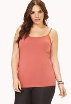 Forever21 Plus Women's  Rose Plus Size Favorite Scoop Neck Cami