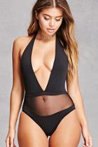 Forever21 Mesh One-piece Swimsuit