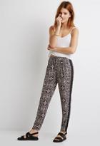 Forever21 Contemporary Kaleidoscope Print Pleated Trousers