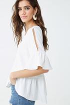 Forever21 Flounce High-low Top