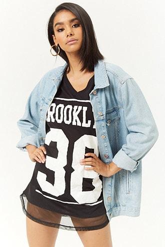 Forever21 Brooklyn Graphic T-shirt Dress