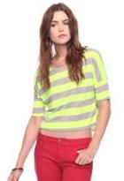 Forever21 Striped Knit Top