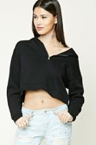 Forever21 Partial Zip-up Hoodie