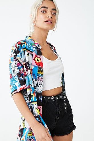 Forever21 The Rolling Stones Print Shirt