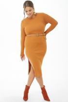 Forever21 Plus Size Belted Midi Dress