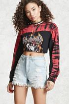 Forever21 Distressed High-waist Shorts