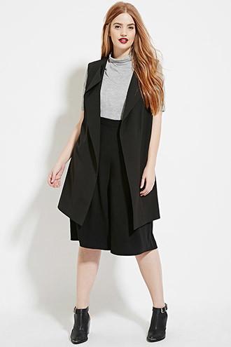 Forever21 Plus Women's  Plus Size Pleated Culottes