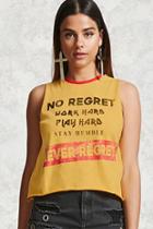 Forever21 No Regret Graphic Tank Top