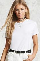 Forever21 Raw-cut Tee