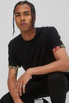 Forever21 Baroque Print Trim Tee