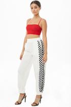 Forever21 Checkered Side Jogger Pants