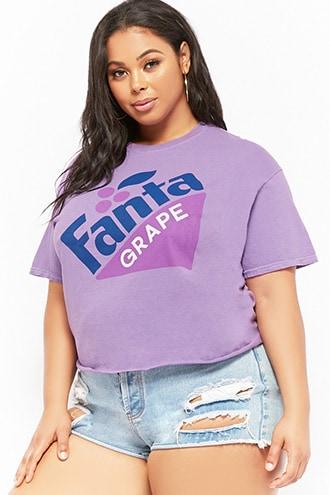 Forever21 Plus Size Fanta Graphic Tee
