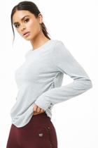 Forever21 Active Ruched Crew Neck Tee