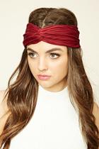 Forever21 Ribbed Twisted Headwrap