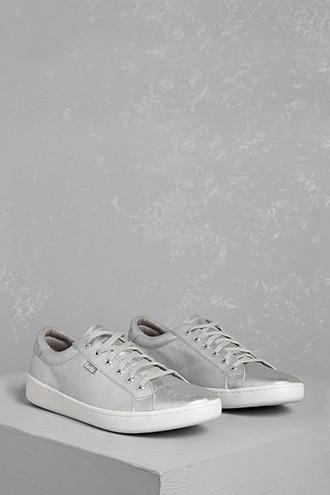 Forever21 Keds Metallic Leather Sneakers
