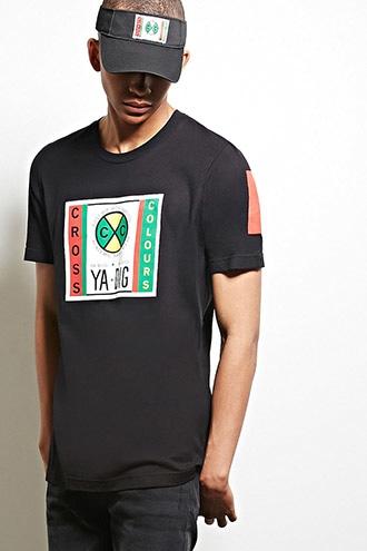 21 Men Men's  Cross Colours Dig Graphic Tee