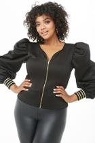 Forever21 Plus Size Puff-sleeve Top