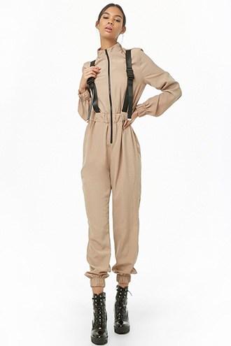 Forever21 Buckle-strap Jumpsuit