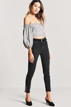 Forever21 O-ring Accent Skinny Jeans