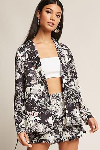 Forever21 Rd & Koko Floral Print Blazer
