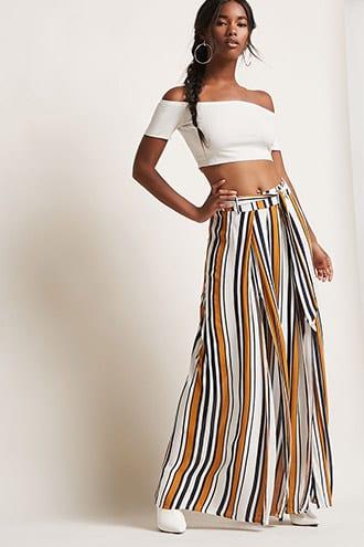 Forever21 Selfie Leslie Striped Pants