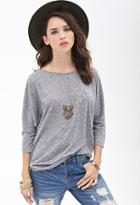 Forever21 Linen-blend Dolman Tee