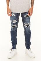 Forever21 Victorious Distressed Frayed Jeans