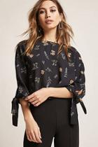 Forever21 Boxy Floral Top