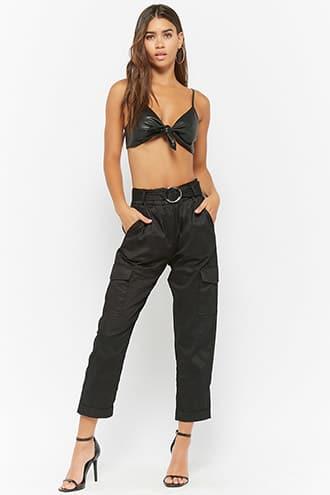 Forever21 Belted Cargo Pants