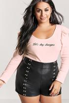 Forever21 Plus Size Lets Stay Ruffle Top