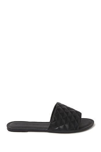 Forever21 Quilted Faux Leather Sandals